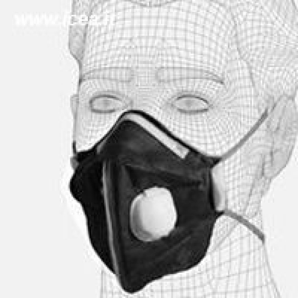 FOLDED RESPIRATORS REFIL FFP2 EXHALATION VALVE BOX WITH 15 PCS